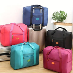 Travel Storage Duffel Bag Zipper Luggage Organizer Portable Foldable Handbag
