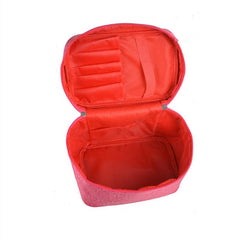 Letter Print Makeup Zipper Satchel Bag Toiletry Wash Bag