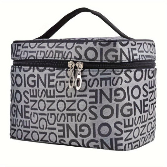 Travel Makeup Bag Zipper Cosmetic Organizer Toiletry Wash Handbag