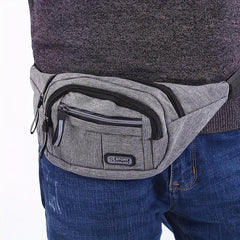 Men's Waterproof Travel Waist Bag Large Capacity Mobile Phone Bag