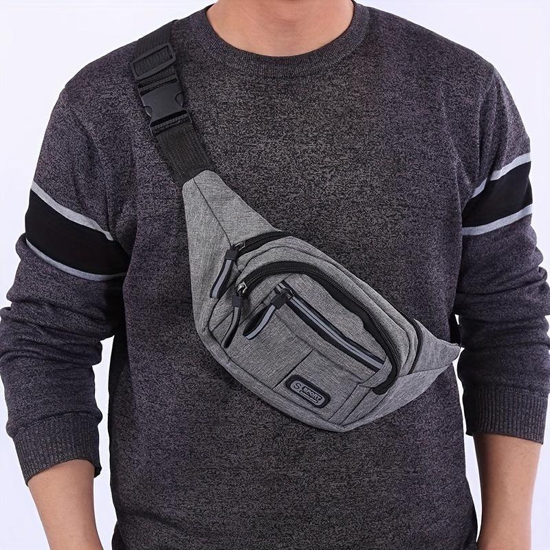 Men's Waterproof Travel Waist Bag Large Capacity Mobile Phone Bag