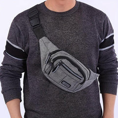 Men's Waterproof Travel Waist Bag Large Capacity Mobile Phone Bag