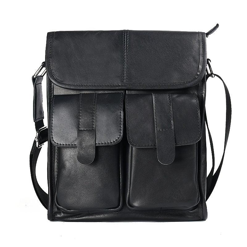 Men's Leather Business Casual Shoulder Bag