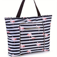 Large Foldable Tote Bag Waterproof Beach Bag & Handbag