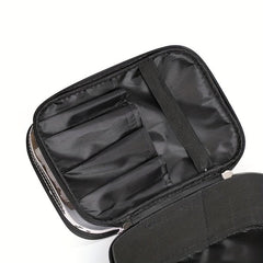 Large Capacity Portable Makeup Bag Double Layer Travel Toiletry Bag