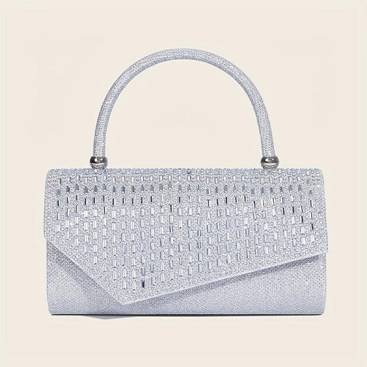Rhinestone Glitter Evening Clutch Classic Sparking Dinner Purse