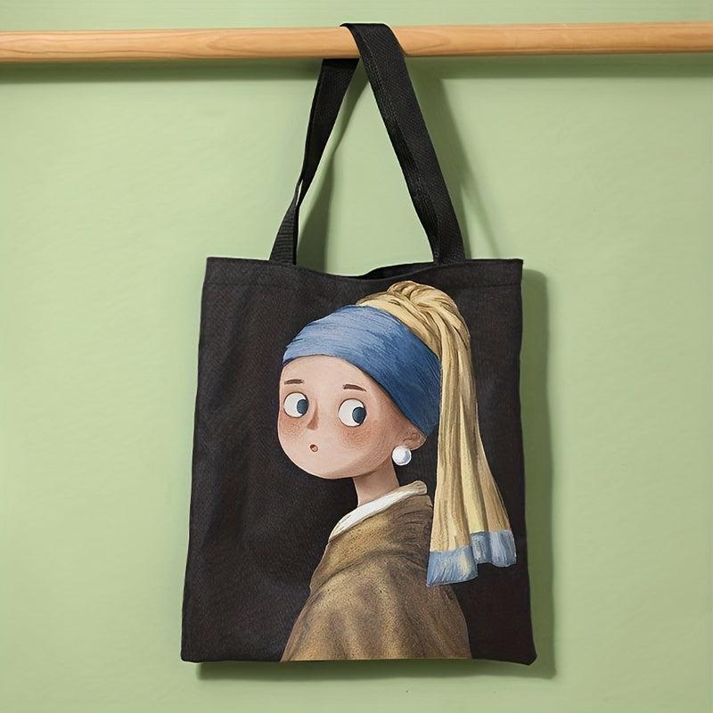 Cartoon Pattern Shoulder Bag Portable Lightweight Shopper Bag