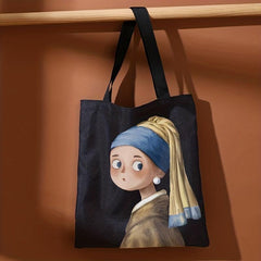 Cartoon Pattern Shoulder Bag Portable Lightweight Shopper Bag