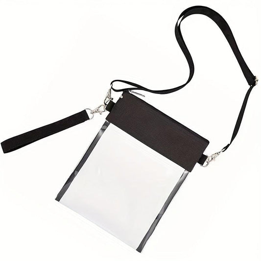 PVC Transparent Shoulder Bag for Mobile Phone Toiletry