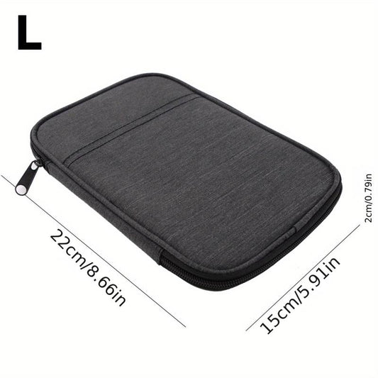 Family Passport Holder Travel Organizer Case with Zip