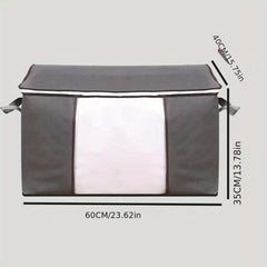 Large Capacity Clothes Storage Box Lightweight Organizer Dustproof