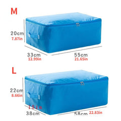 Solid Zipper Storage Bag Versatile Organizer Portable Container For Wardrobe
