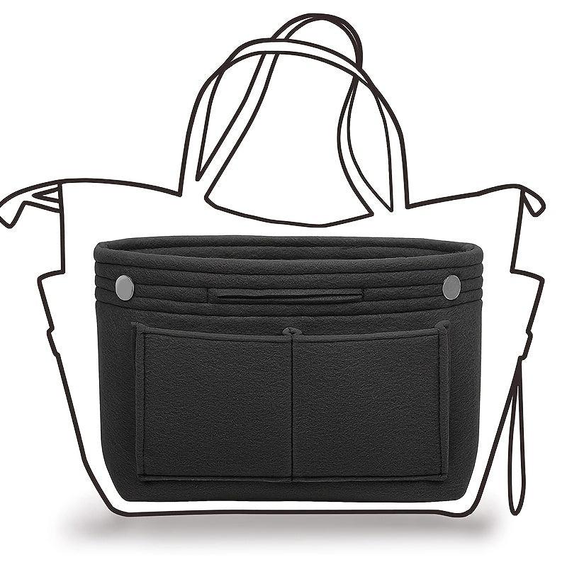 Portable Purse Organizer Insert with Pockets for Handbag