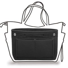Portable Purse Organizer Insert with Pockets for Handbag
