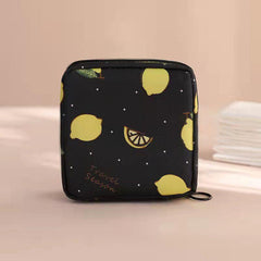 Cactus Print Sanitary Napkin Storage Bag Organizer