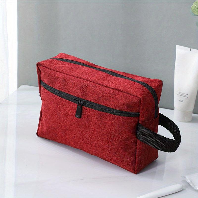 Portable Travel Bag Minimalist Makeup Zipper Pouch Toiletry Wash Bag