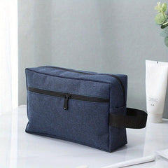 Portable Travel Bag Minimalist Makeup Zipper Pouch Toiletry Wash Bag