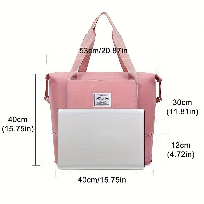 Large Capacity Sports Handbag Solid Travel Luggage Handbag