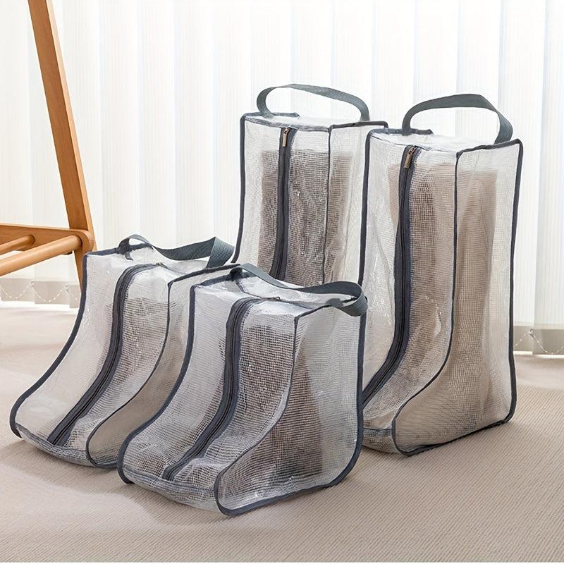 Transparent Shoe Storage Bag Mesh Shoe Bag, Long and Short Styles