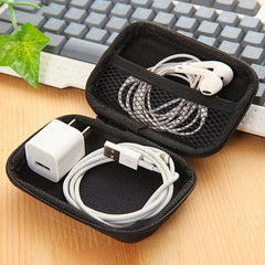 Mini Zipper Electronics Organizer Bag Travel Cable Bag Pouch