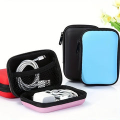 Mini Zipper Electronics Organizer Bag Travel Cable Bag Pouch
