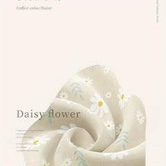 Large Capacity Daisy Pattern Storage Box Lightweight Zipper Organizer
