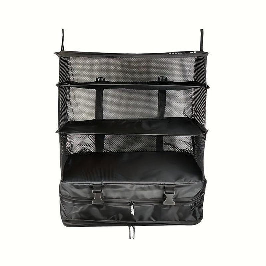 Foldable Hanging Luggage Organizer Travel Essentials Clothes Packing Cubes
