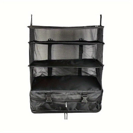 Foldable Hanging Luggage Organizer Travel Essentials Clothes Packing Cubes