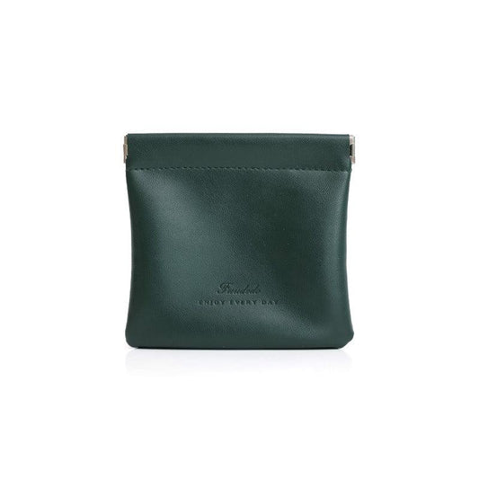Mini Faux Leather Coin Purse Cash Pouch Earphones Storage Bag Key Case