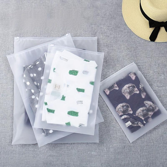 Waterproof Luggage Packing Bag Frosted Clothing Storage Seal Bag