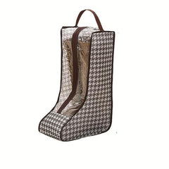 Houndstooth Shoe Bag Travel Portable Lightweight Storage Pouch