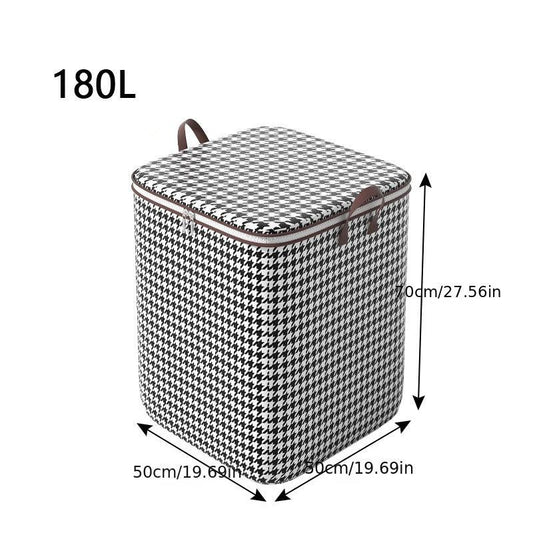 Houndstooth Pattern Storage Organizer Dustproof Bag