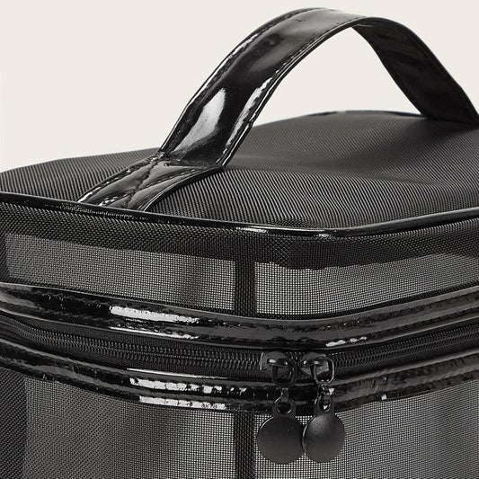 Large Capacity Transparent Makeup Bag with Zipper