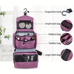Portable Cosmetic Hanging Bga Toiletry Wash Bag Lightweight Cosmetic Bag