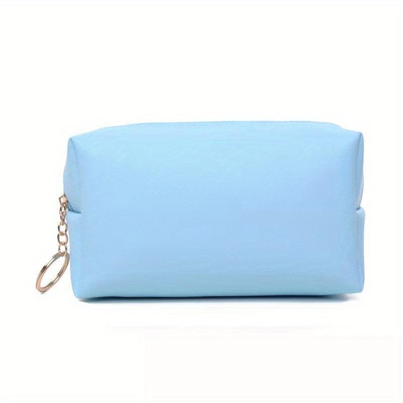 Portable Travel Cosmetic Bag PU Leather Toiletry Bag