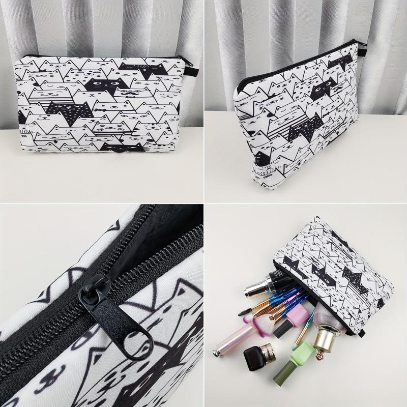 Horse Print Storage Pouch Zipper Lightweight Carry On Bag