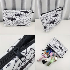 Horse Print Storage Pouch Zipper Lightweight Carry On Bag