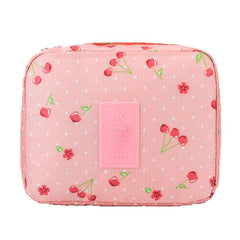 Cartoon Print Cosmetic Bag Zipper Makeup Bag Versatile Travel Storage