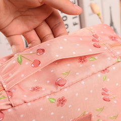 Cartoon Print Cosmetic Bag Zipper Makeup Bag Versatile Travel Storage