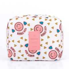 Cartoon Print Cosmetic Bag Zipper Makeup Bag Versatile Travel Storage