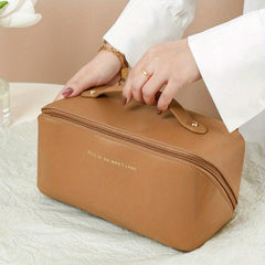 Women's Minimalist Makeup Zipper Pouch Lightweight Cosmetic Bag