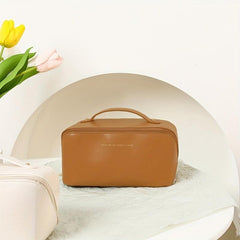 Women's Minimalist Makeup Zipper Pouch Lightweight Cosmetic Bag
