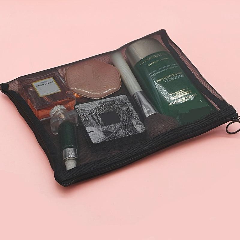 Mesh Toiletry Wash Bag Lightweight Cosmetic Organizer