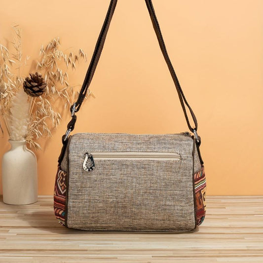 Handcraft Braided Adjustable Strap Shoulder Crossbody Bag