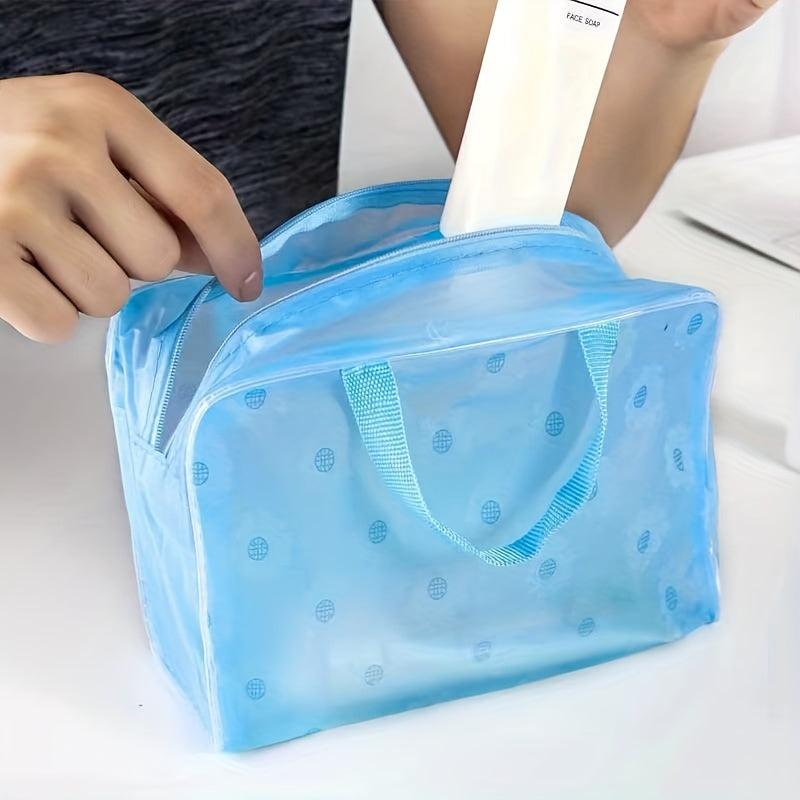 Cosmetic Zipper Bag Makeup Organizer Portable Travel Handbag