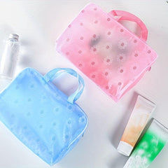 Cosmetic Zipper Bag Makeup Organizer Portable Travel Handbag