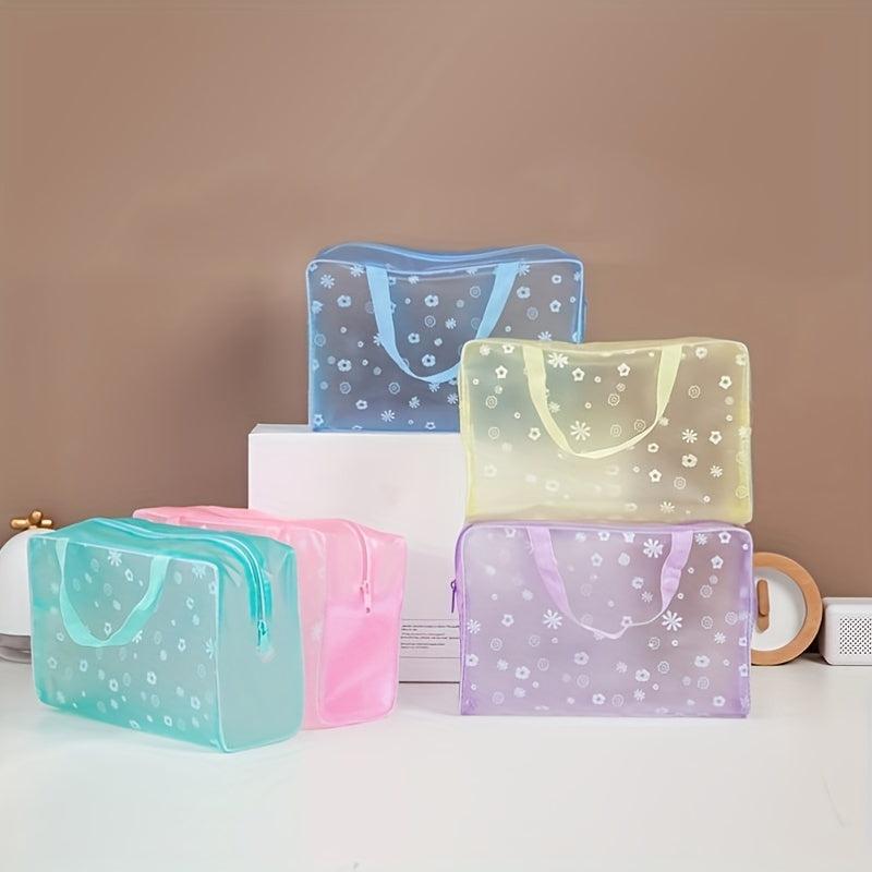 Cosmetic Zipper Bag Makeup Organizer Portable Travel Handbag