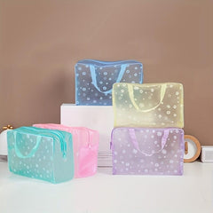 Cosmetic Zipper Bag Makeup Organizer Portable Travel Handbag