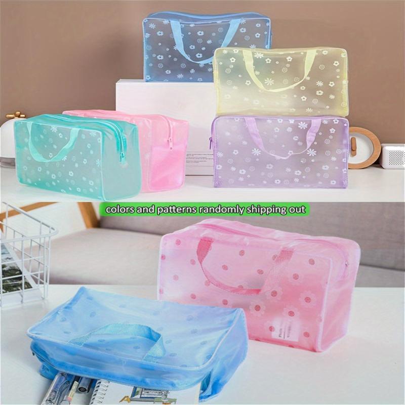 Cosmetic Zipper Bag Makeup Organizer Portable Travel Handbag
