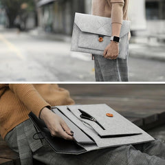 Ultralight 13 Inch Laptop Sleeve Felt Case, Tablet Pad Cover